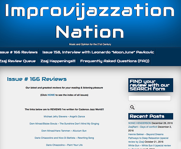 Improvijazzation Nation:  Issue #166